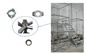 داربست Cuplock سیستم داربست لوله فولادی Q235 قطعات گالوانیزه گرم