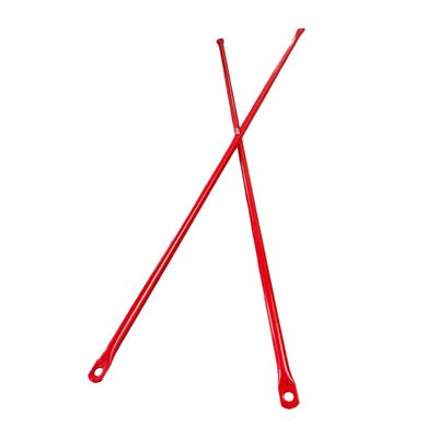 مهارهای ضربدری داربست فولادی گالوانیزه قرمز 20 میلی‌متری