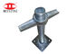 داربست جامد جک پایه فولادی ISO 32 میلی متری با سر قابل تنظیم