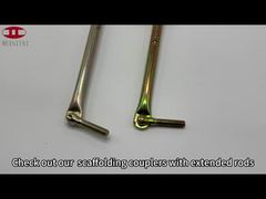 اتصال‌دهنده میله سفارشی با روکش روی بادوام برای کاربردهای سایت ساختمانی